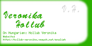veronika hollub business card